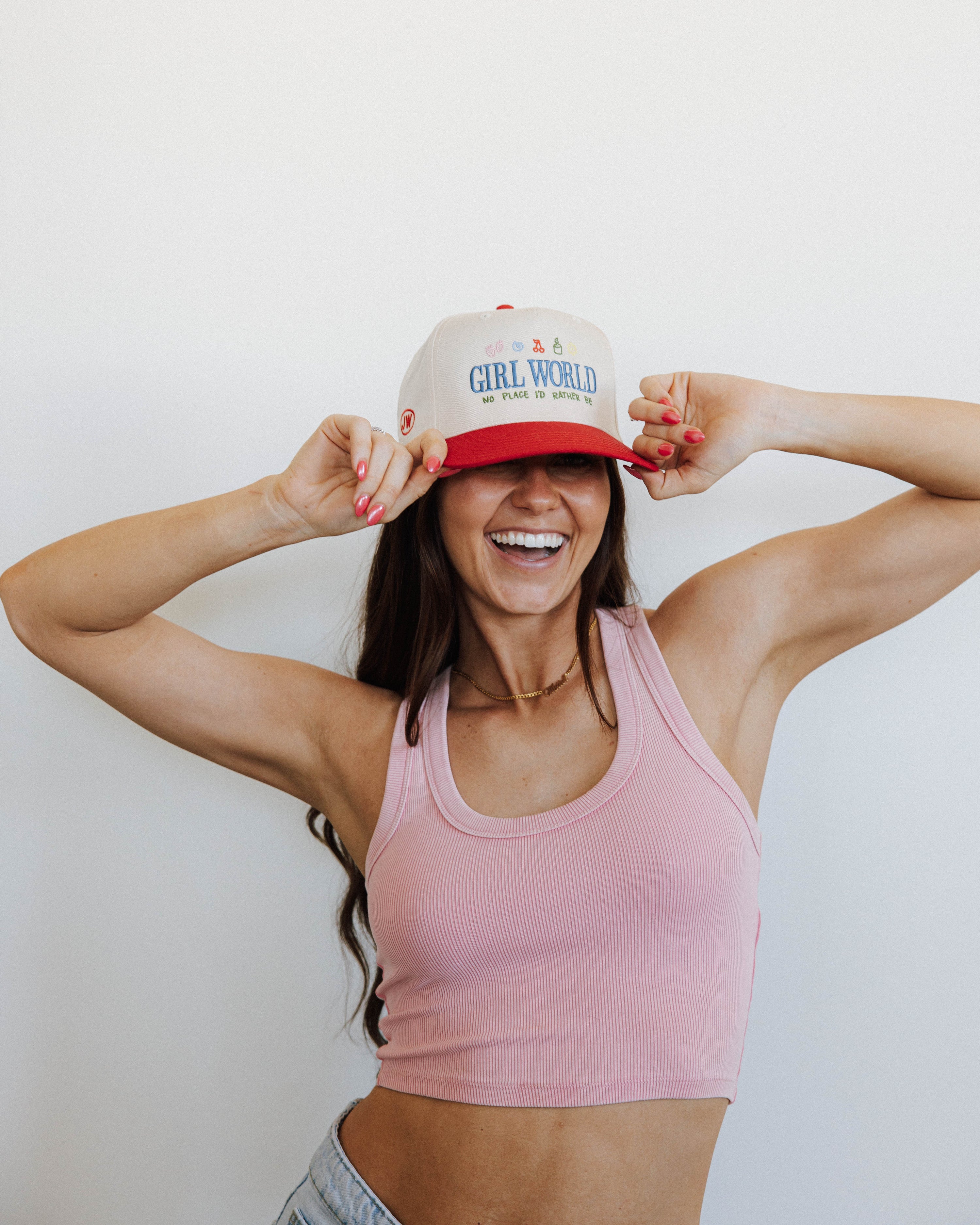 GIRL WORLD HAT IN RED