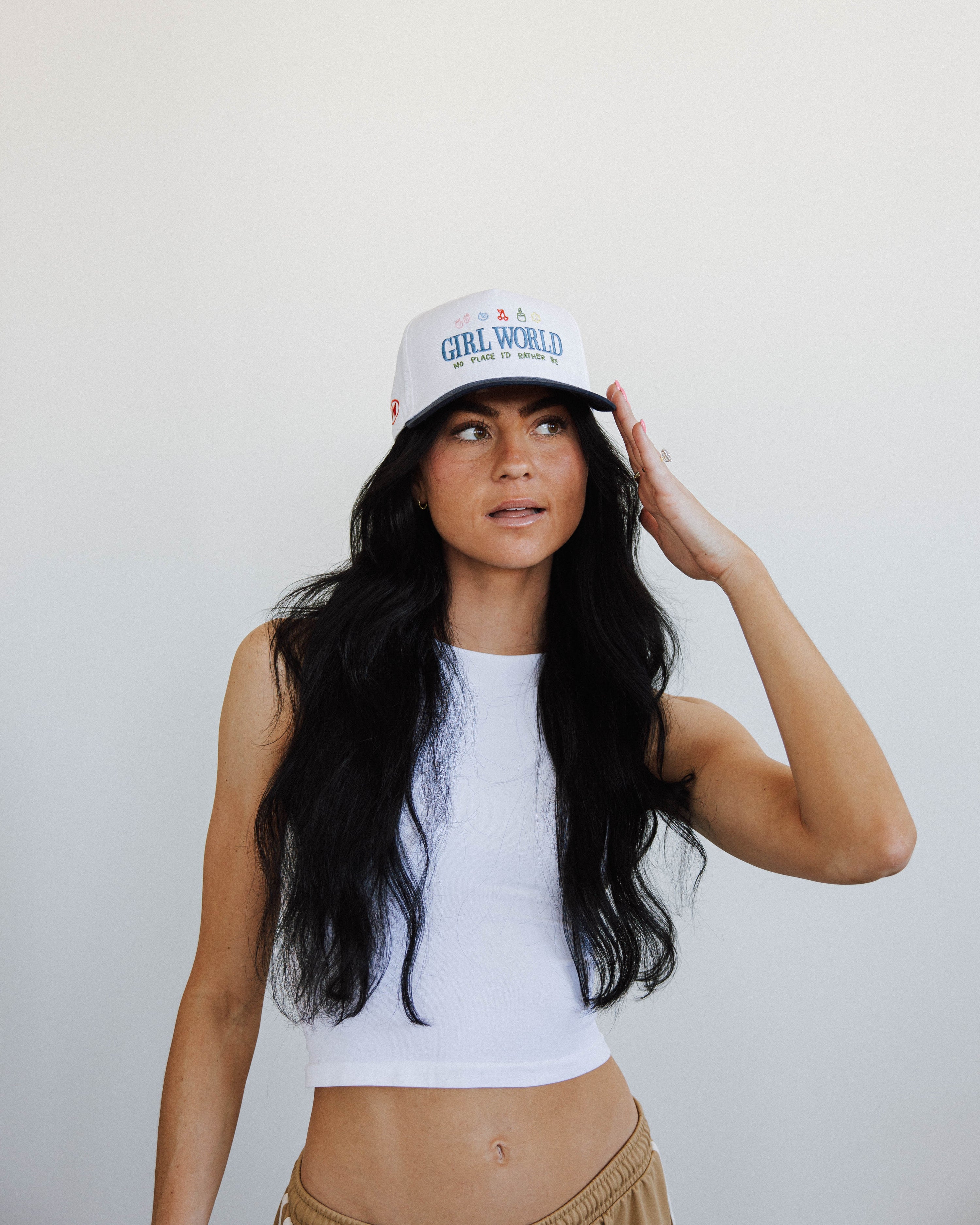 GIRL WORLD HAT IN NAVY