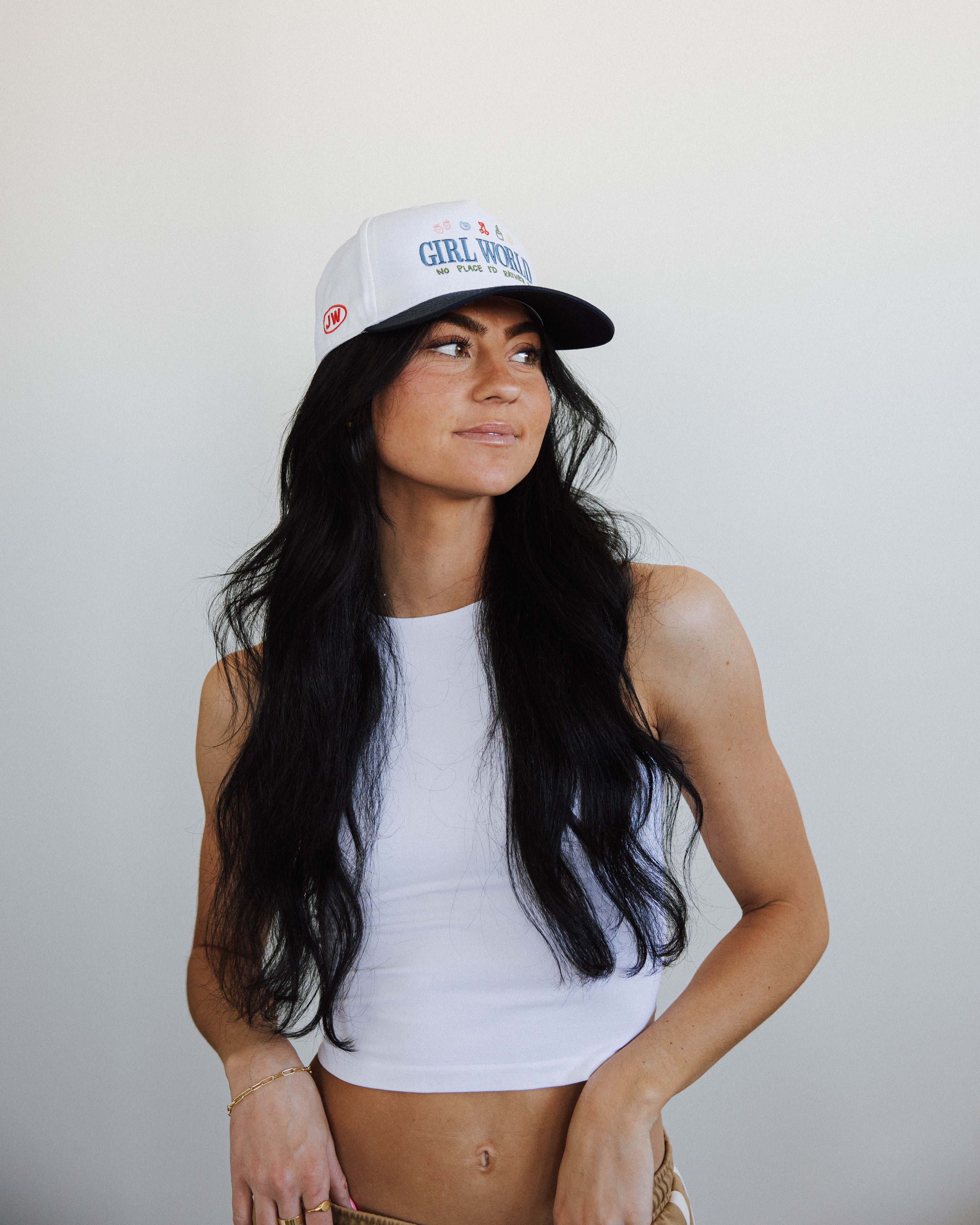 GIRL WORLD HAT IN NAVY